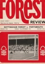 Nottingham Forest v Portsmouth 17-Sep-1974