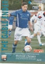 Montrose v Glasgow Rangers 15-Dec-2012