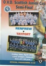 Renfrew v Tayport   22-Apr-2005