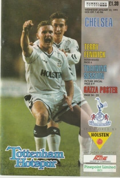 Tottenham Hotspur v Chelsea 23-Jan-1991