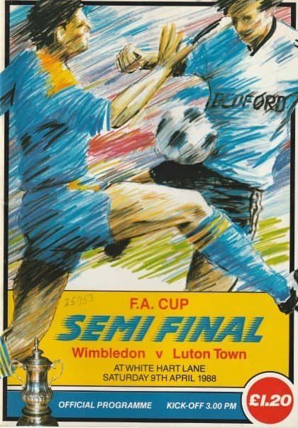 Wimbledon v Luton Town 09-Apr-1988