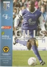 Gillingham v Wolverhampton Wanderers 30-Oct-2004