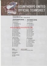 Scunthorpe United v Southend United 11-Mar-2014