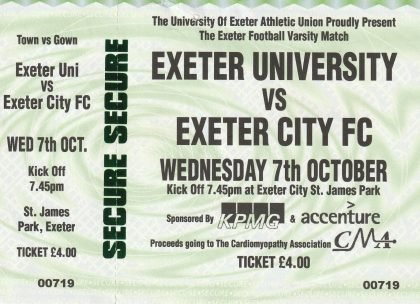 Exeter University v Exeter City  07-Oct-2007