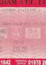 Wrexham v Gillingham    06-May-2000