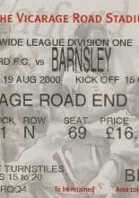 Watford v Barnsley 19-Aug-2000