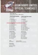 Scunthorpe United v Northampton Town  08-Mar-2014