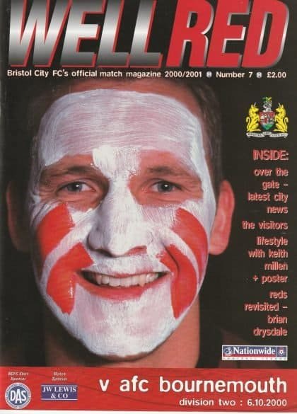Bristol City v AFC Bournemouth 06-Oct-2000