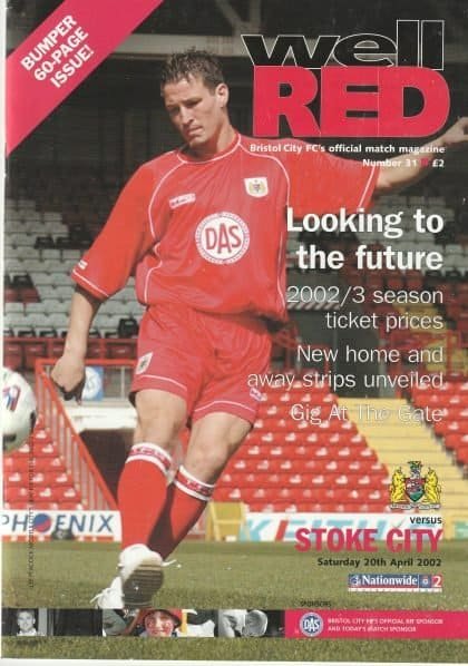 Bristol City v Stoke City  20-Apr-2002