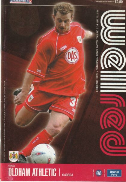 Bristol City v Oldham Athletic 04-Mar-2003