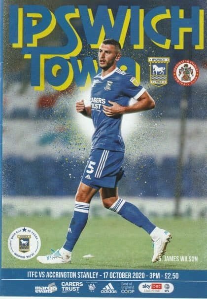 Ipswich Town v Accrington Stanley  17-Oct-2020