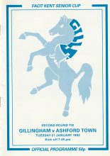 Gillingham v Ashford Town 21-Jan-1992
