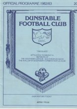 Dunstable Town v Aston Villa  10-Aug-1982