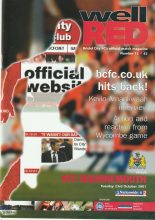 Bristol City v AFC Bournemouth 23-Oct-2001