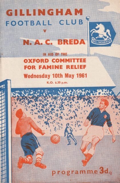 Gillingham v NAC Breda  10-May-1961