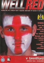 Bristol City v Brentford   12-Dec-2000