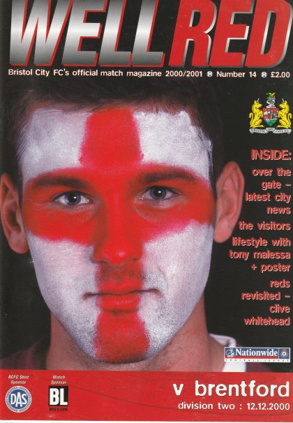 Bristol City v Brentford   12-Dec-2000