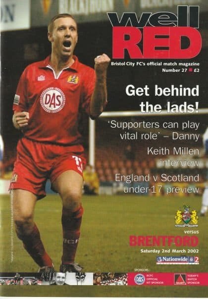 Bristol City v Brentford  02-Mar-2002