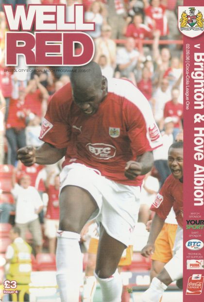 Bristol City v Brighton & Hove Albion  02-Sep-2006