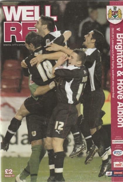 Bristol City v Brighton & Hove Albion  09-Jan-2007