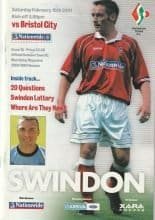 Swindon Town v Bristol City 10-Feb-2001