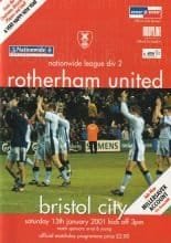 Rotherham United v Bristol City  13-Jan-2001