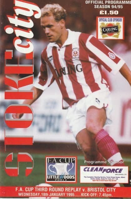 Stoke City v Bristol City 18-Jan-1995
