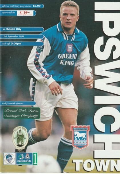 Ipswich Town v Bristol City 19-Sep-1998