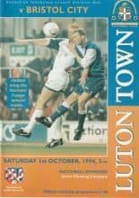 Luton Town v Bristol City 01-Oct-1994