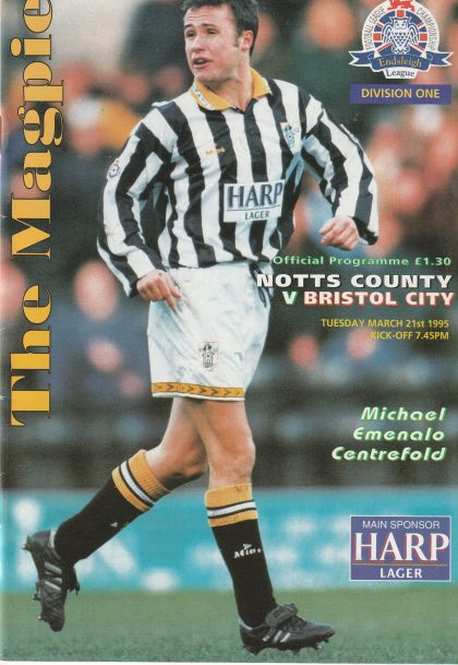 Notts County v Bristol City  21-Mar-1995