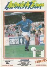 Ipswich Town v Bristol City 24-Nov-1990