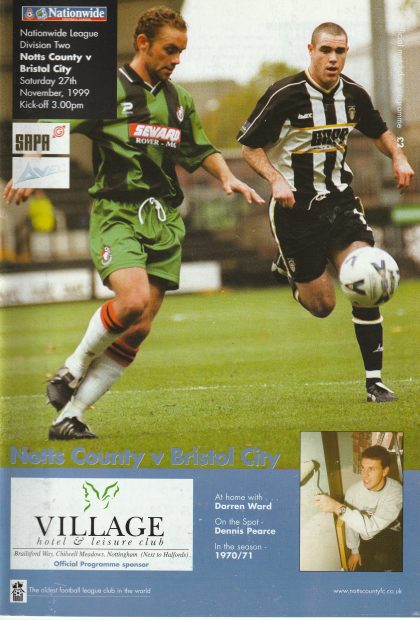 Notts County v Bristol City  27-Nov-1999