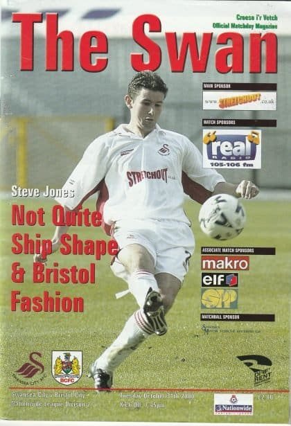 Swansea City v Bristol City 31-Oct-2000