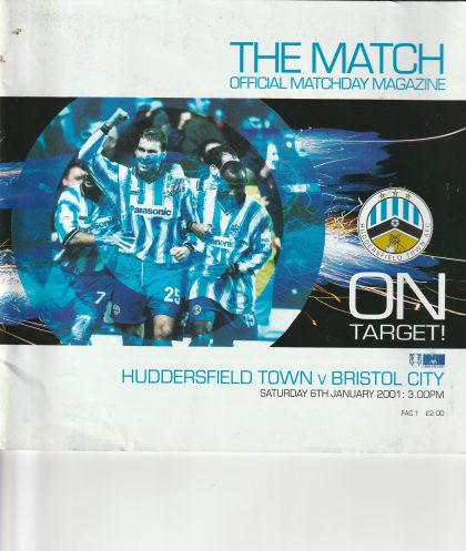 Huddersfield Town v Bristol City 06-Jan-2001