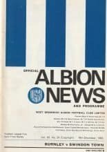 Burnley v Swindon Town 18-Dec-1968