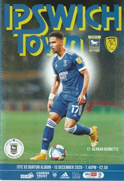 Ipswich Town v Burton Albion  15-Dec-2020