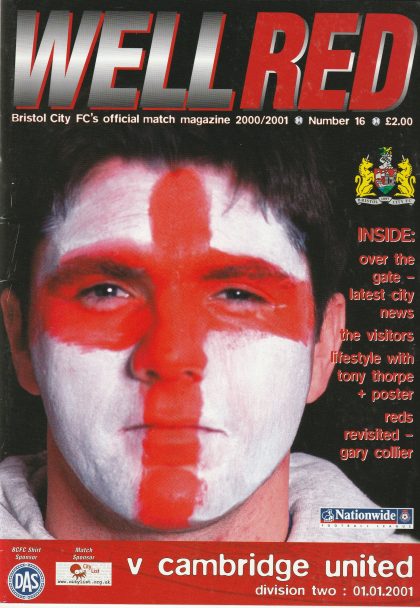 Bristol City v Cambridge United 01-Jan-2001