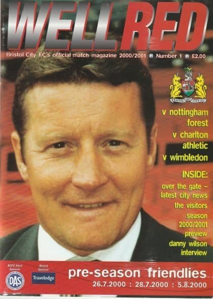 Bristol City v Charlton Athletic  28-Jul-2000