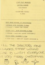Gillingham Reserves v Colchester United Reserves 1988-89