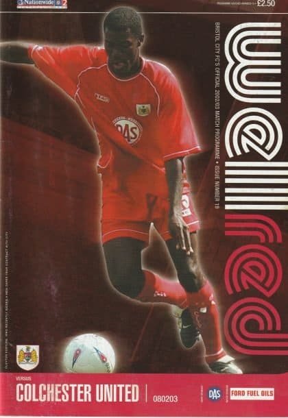 Bristol City v Colchester United  08-Feb-2003