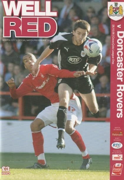 Bristol City v Doncaster Rovers  28-Oct-2006