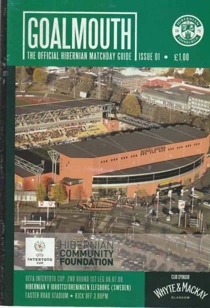Hibernian v IF Elfsborg   06-Jul-2008