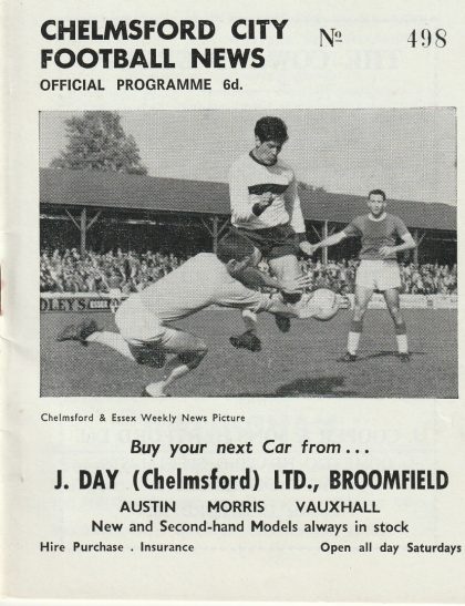 Chelmsford City v Gillingham   15-May-1967