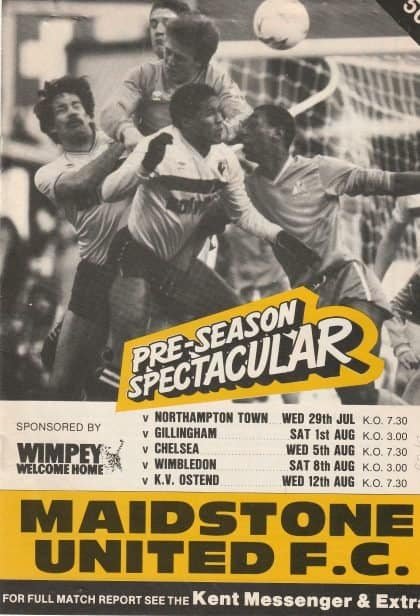 Maidstone United v Gillingham 01-Aug-1987