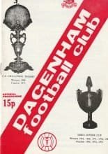 Dagenham v Gillingham 26-Jul-1980