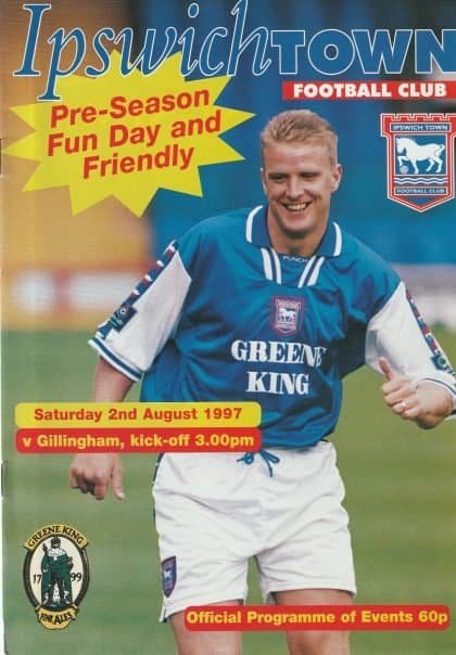 Ipswich Town v Gillingham   06-Aug-1997