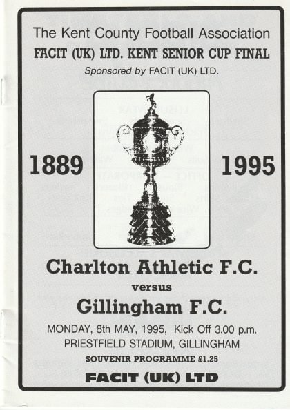 Charlton Athletic v Gillingham 08-May-1995