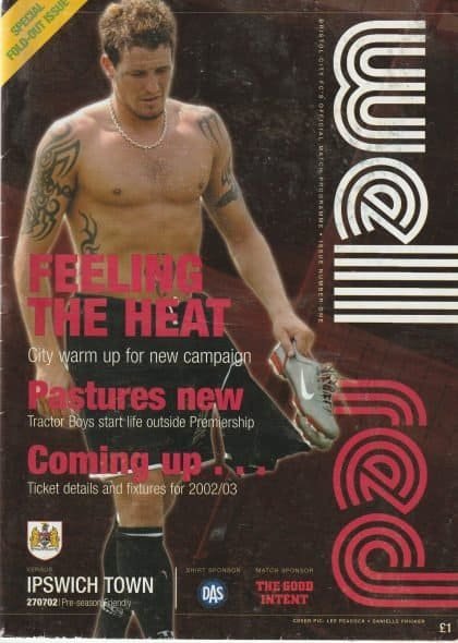 Bristol City v Ipswich Town 27-Jul-2002