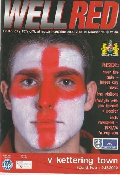 Bristol City v Kettering Town  09-Dec-2000