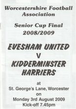 Evesham United v Kidderminster Harriers 03-Aug-2009